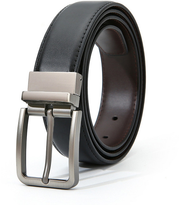 BIKASU 남성 소가죽 프리미엄 벨트 데일리 캐쥬얼 허리띠