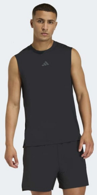 아디다스 ADIDAS 퍼포먼스 맨 D4T 프라임 3-스트라이프 탱크 탑 남자운동복 남성운동복 남자민소매 남성민소매 남자나시 남성나시 운동용민소매 운동용나시 기능성나시 KD0373