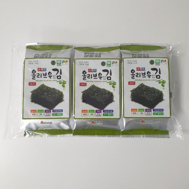 가리미 올리브 조미김, 24개, 4.2g
