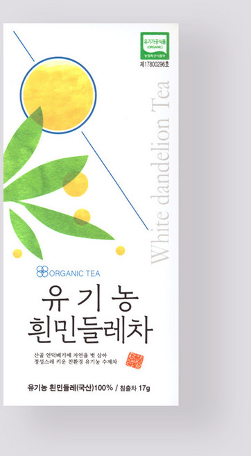 함양지리산다원 유기농 흰민들레차 17g, 1개, 1개입