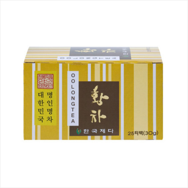 한국제다 황차 티백, 1.2g, 25개, 1개, 25개입