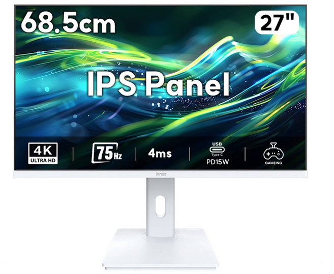 이노스 27UA75M UHD IPS USB-C HDR Ai GEN 멀티스탠드 68~69cm(27인치), 일반, 68cm