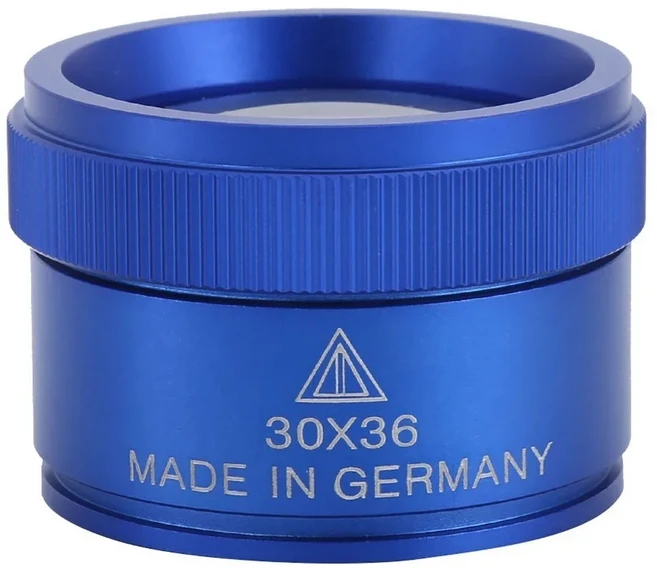 스너그데이즈 가용 42mm29mm 크기 확대경 파란색 30배 핸드헬드 확대경 루페 골동품 식별용, 01 1 x Magnifying Glass