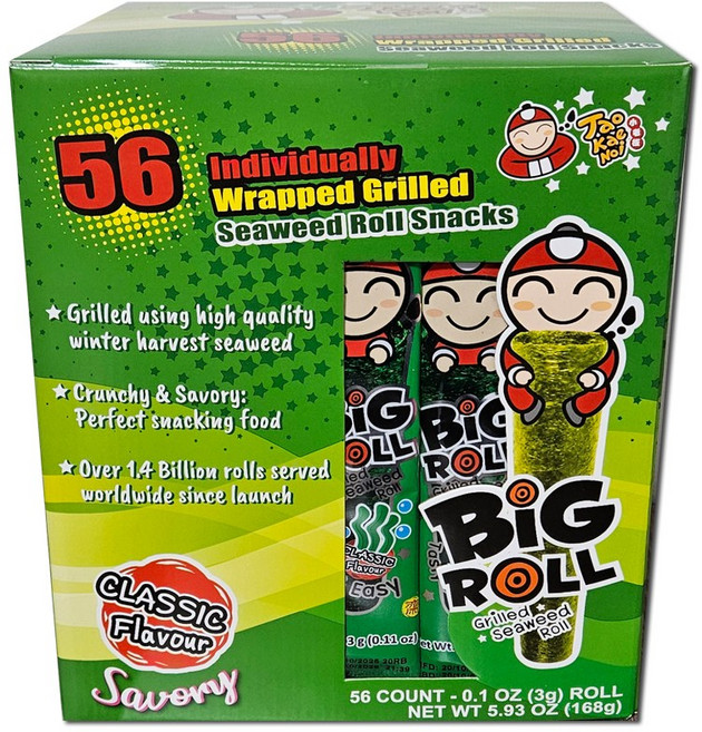 타오케노이 빅롤 그릴드 씨위드롤 클래식, 3g, 56개