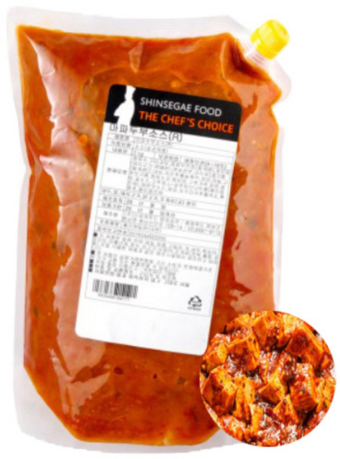 신세계푸드 마파두부소스 2kg x 2개 마파두부용소스, 3개