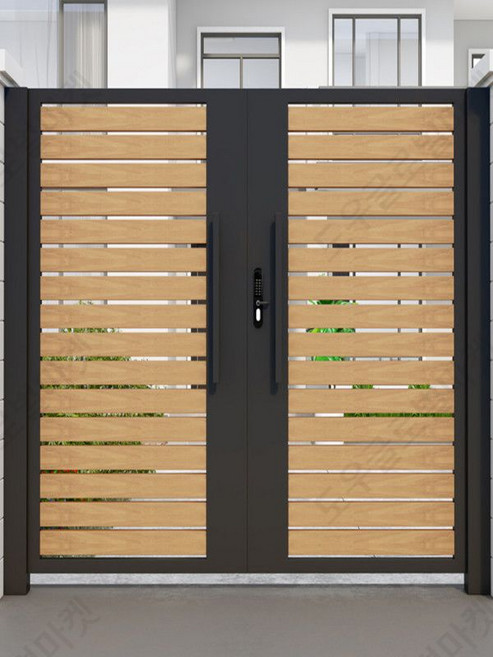 접이식대문 전원주택 펜스 휀스 자바라 대문 바리게이터 야외 별장 스타일 16/철재 플라스틱 나무 1㎡, 1개