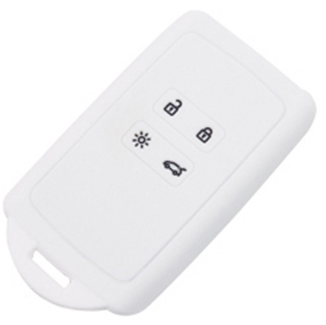 르노삼성 호환 실리콘 키케이스, 화이트, .