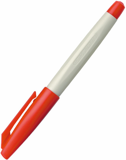 雄獅 NO.88 簽字筆 1.0mm, NO.88紅-12支入,未稅, 12個裝