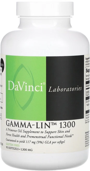 DaVinci Laboratories Gamma-Lin 1300 1 300mg 소프트젤 90정 Laboratories (다빈치 래보라토리스), 90, 1 - 쿠팡