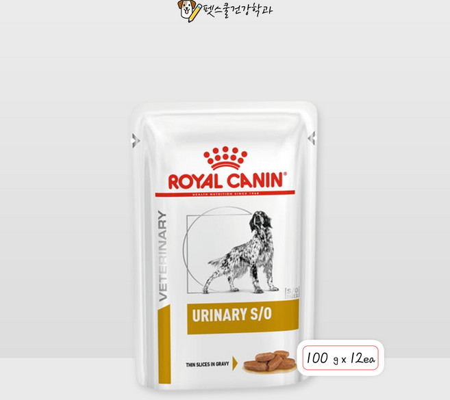 [로얄캐닌] 독 유리너리 S/O 파우치 1.2kg (100g*12), 단품