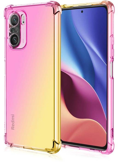 샤오미 홍미 K40 (PRO) / 포코폰 F3 투명 레인보우 범퍼 전용 케이스