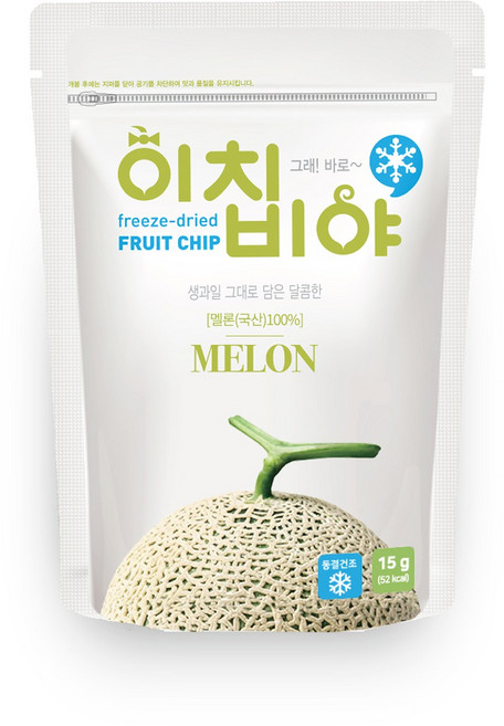 이치비야 동결건조 과일칩 멜론, 15g, 1개