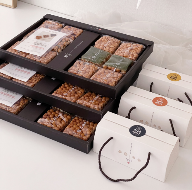 포시즌 수제 오란다 9구 답례품 선물세트, 3개입, 참여함(오란다2개증정/3천원상당), 오리지날+현미+감태