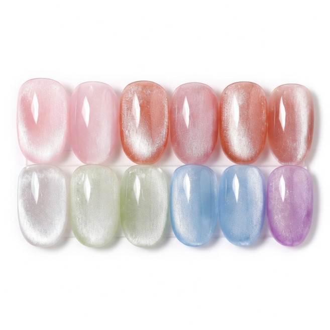 요거트젤 물방울 고운 자석젤 10종 세트, 혼합 색상, 1개, 10ml