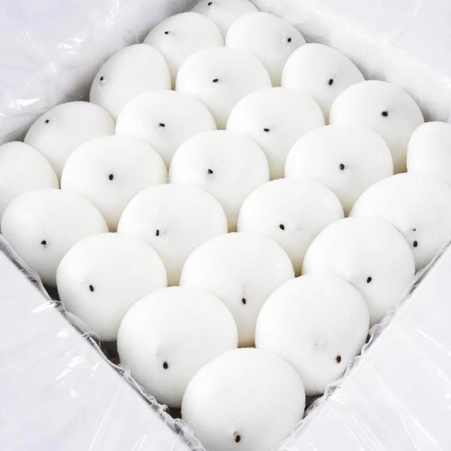 코리원 정담 기지떡(하양이) 50개(떡 잔기지떡 기정떡), 코리원 정담 기지떡_50개(1.5kg), 하양이(쌀) 앙 50개, 1개