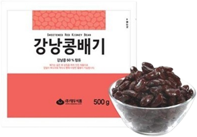 대두 강낭콩배기(가당) 진공소포장, 3개, 500g