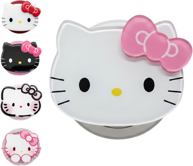 코리아팬 핸드폰그립톡 맥세이프 스마트톡 마그네틱 홀더 톡, 화이트, 1개