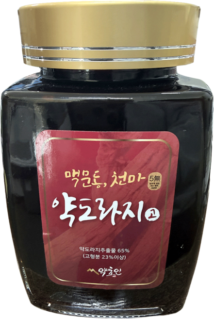 약초인 맥문동 천마 약도라지고 1kg 대용량 도라지청 약도라지청, 1개