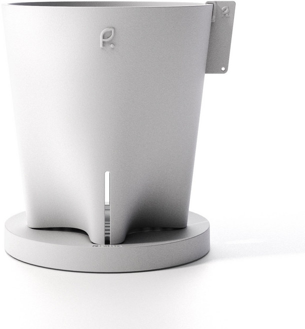 플랜트엘 받침세트 불로장생 에어프루닝 플라스틱 슬릿화분, 화이트, 1개