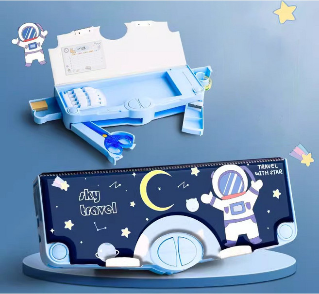 다나에 변신 만능 필통 초등학생 펜케이스, 1개, 우주인