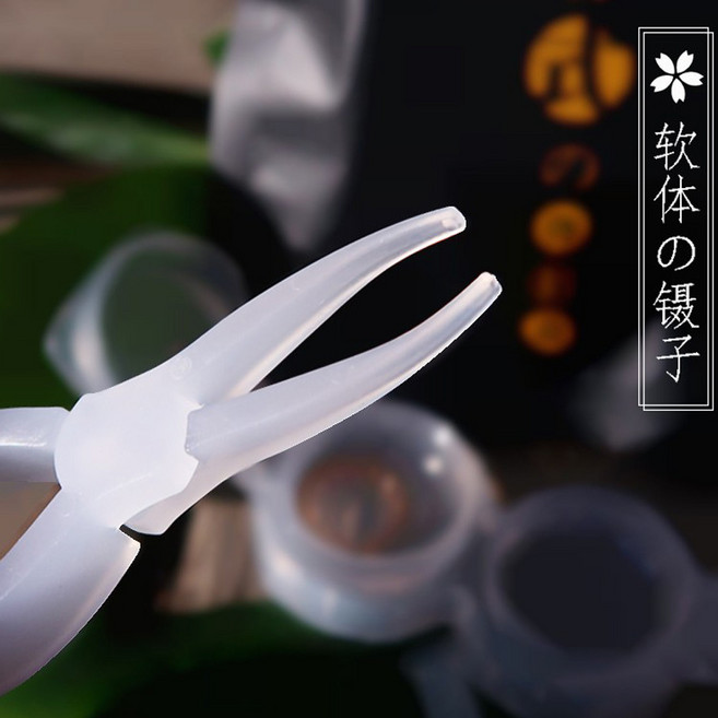 5개/10개 세트 안전 렌즈집게 콘택트렌즈 하드 드림 소프트렌즈 렌즈 용품 끼는도구 빼는도구 원데이, 반투명, 5개