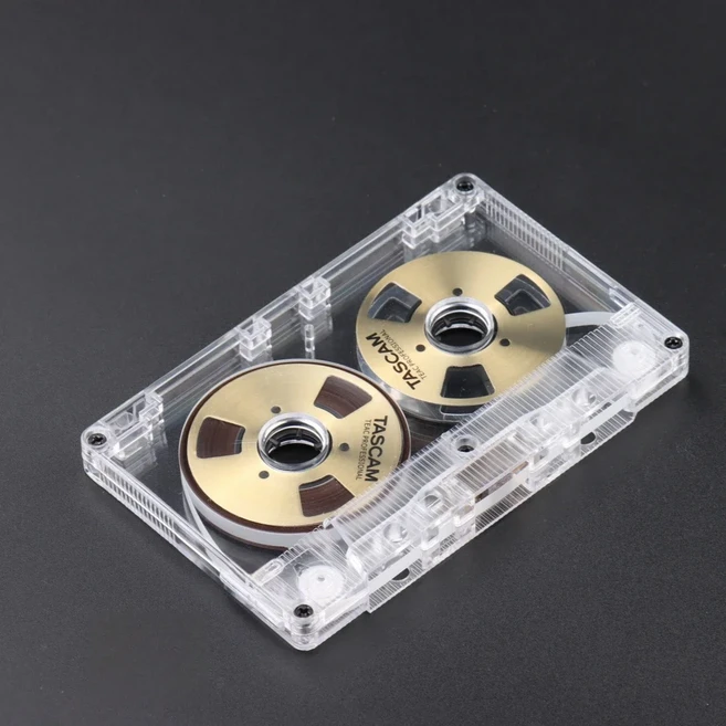 DIY 홈메이드 알루미늄 릴 카세트 46분 빈 오디오 녹음 테이프, 20 tascam-Gold