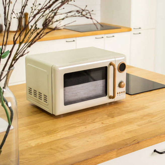 모즈스웨덴 20L 감성 디자인 전자렌지 MMO-700W 인테리어 원룸 미니 소형, 아이보리