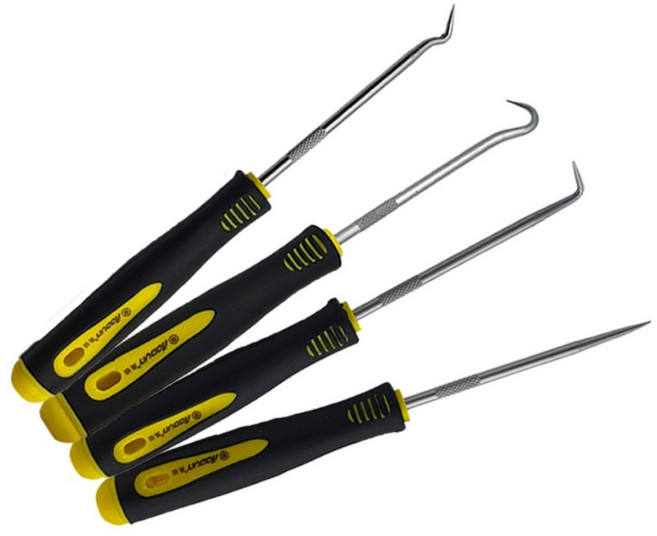 제나 핀풀러 165mm 오링풀러 송곳 핀셔 테크풀러, 1세트