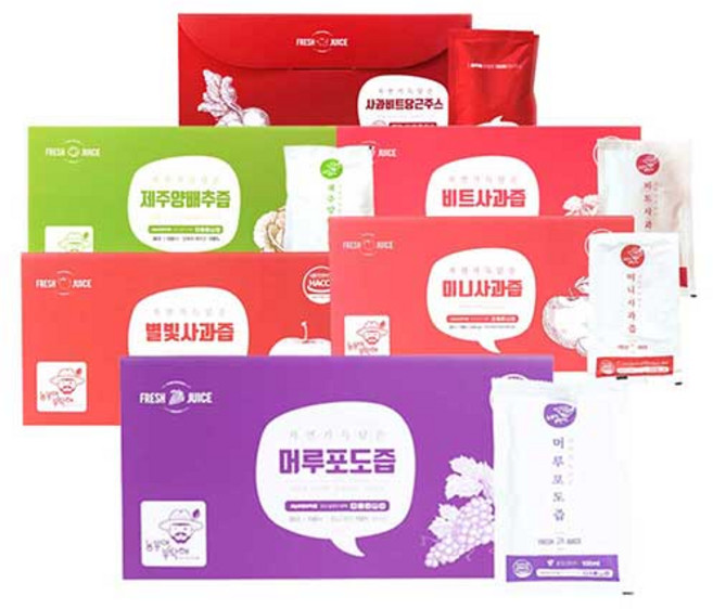 통째로 착즙해 영양가득 건강즙 모음 100ml X 30포, 1개