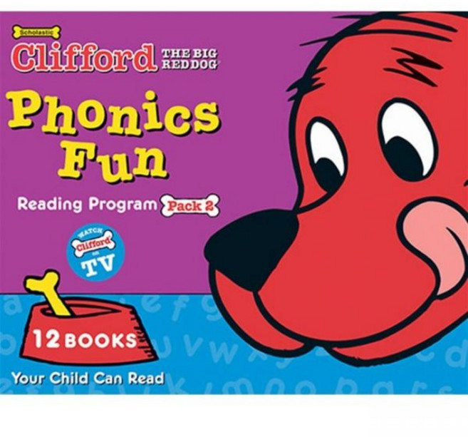 Clifford Phonics Fun Pack 2 12 Books Box Set StoryPlus QRScholastic282171