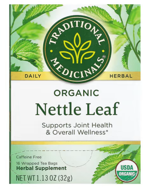 Traditional Medicinals 유기농 쐐기풀 잎 디카페인 티백, 32g, 16개입, 1개