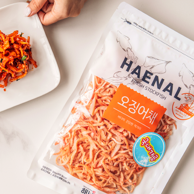 국내가공 농협에 납품되는 향이 좋고 깨끗한 해날 홍진미채, 1개, 1kg