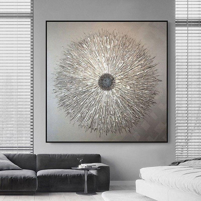 아리픽 순수 수작업 핸드페인팅 추상 유화 캔버스 액자 포스트모던 모던 인테리어 거실 대형 그림, B 핸드페인팅 수작업, 블랙