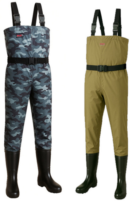 K-PRO 가슴장화 낚시 해루질 갯벌 체험 전신 장화, 255, 국방(밀리터리)