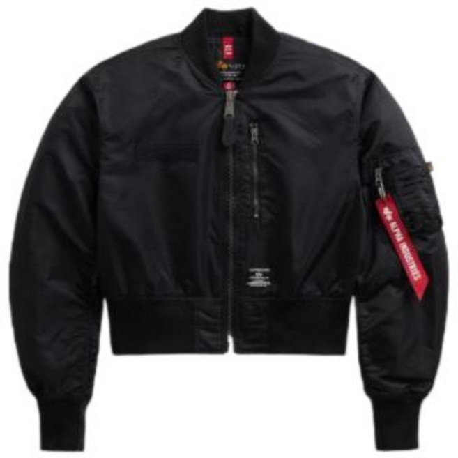 알파인더스트리 ALPHA INDUSTRIES L-2B 크롭 GEN II 플라이트 자켓 우먼 블랙 매장정품 193031