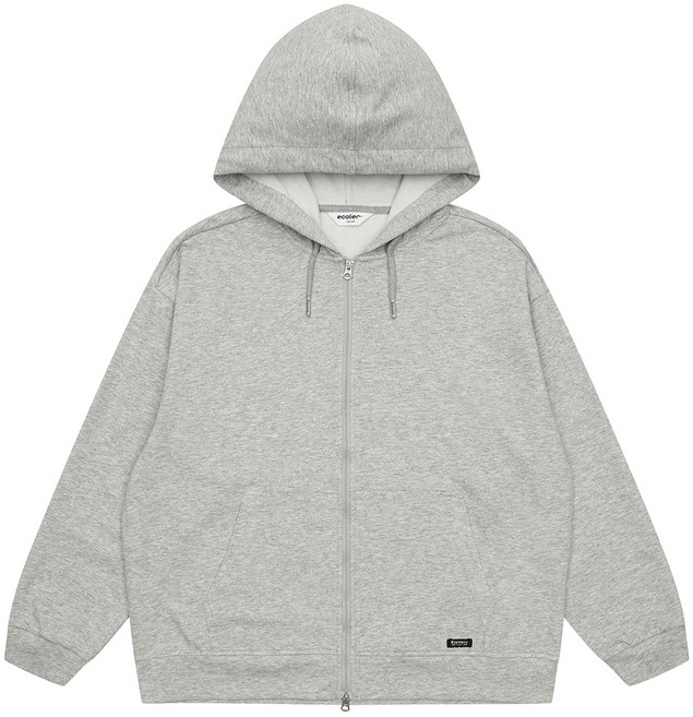 에꼴리에 [ 동아쇼핑] @비교불가50% SS신상 10대룩 주니어 유니 루즈핏 투웨이 후드 집업 점퍼 바람막이 ~ @인기만점 멋내기신학기 점퍼 25B0131 GY