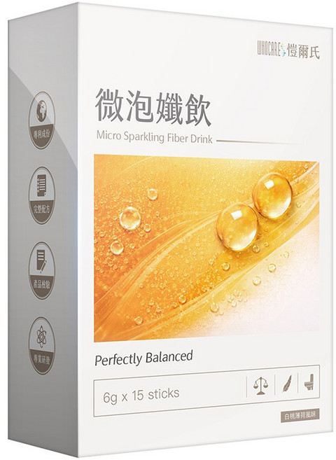 愷爾氏 微泡孅飲(沖泡式) 6gx15包, 6g, 15個