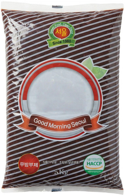 7030. 굿모닝서울 통팥앙금(1호) - 5kg, 1개