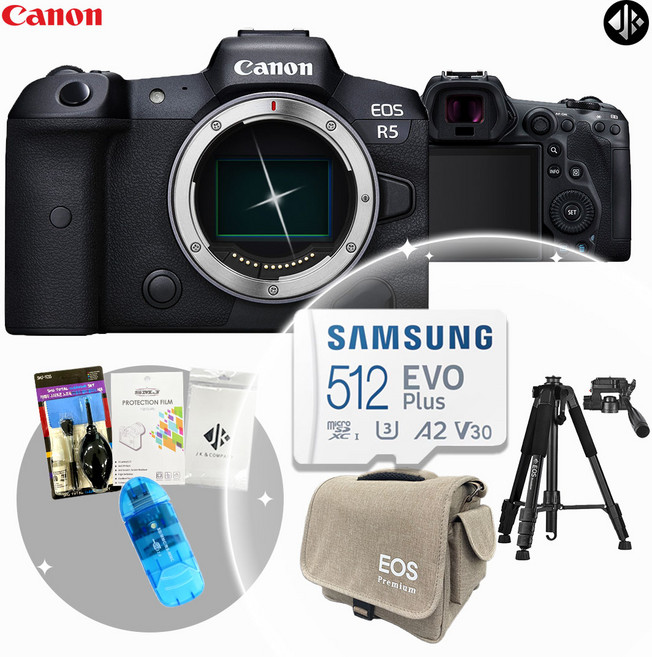 [포토리뷰이벤트] 캐논 EOS R5 BODY + 512GB 악세사리 7종 패키지 _WJK, 256 패키지