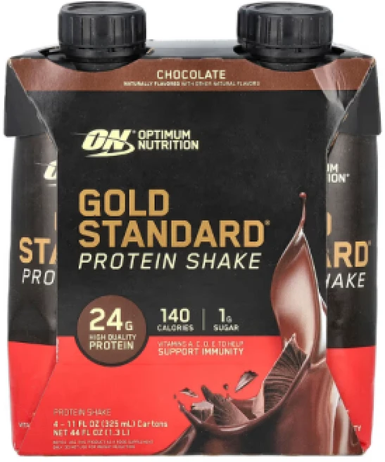 옵티멈뉴트리션 골드스텐다드 WPI 프로틴 단백질쉐이크 초코맛 입 단백질음료, 4개, 325ml - 쿠팡