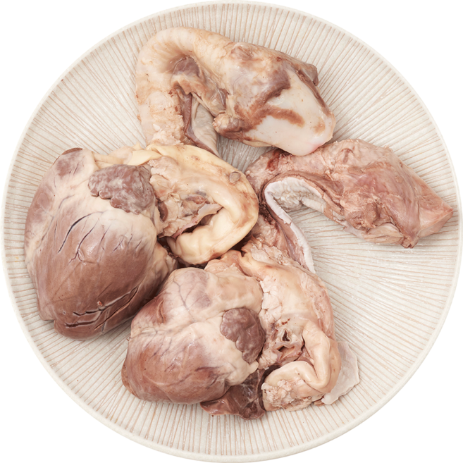 삶은 돼지 허파 진공포장 돼지염통 돼지부속물 국내산 순대내장 모듬 부속, 1개