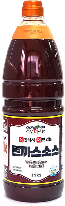 청우 더진한 돈까스 소스, 1개, 1.9kg