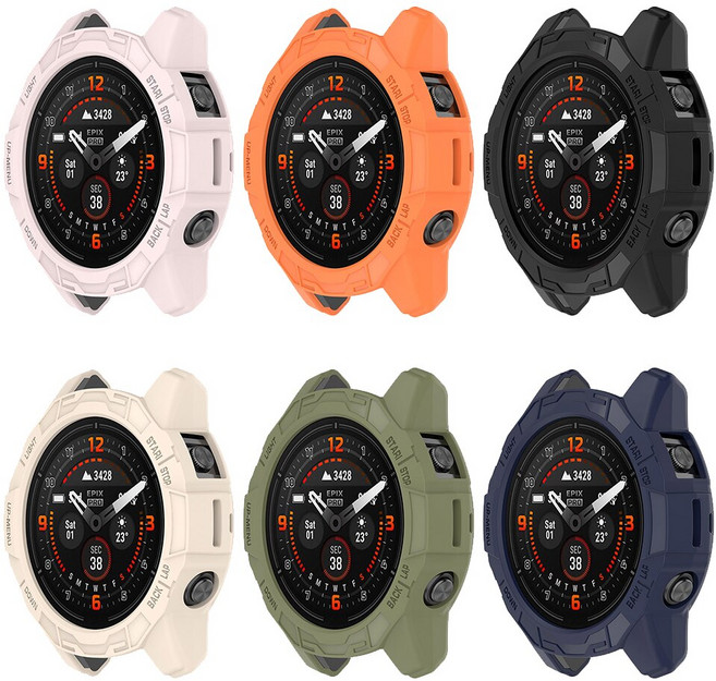 가민 에픽스 프로 피닉스 7 7x 호환 컬러 케이스 커버 51mm 47mm 42mm