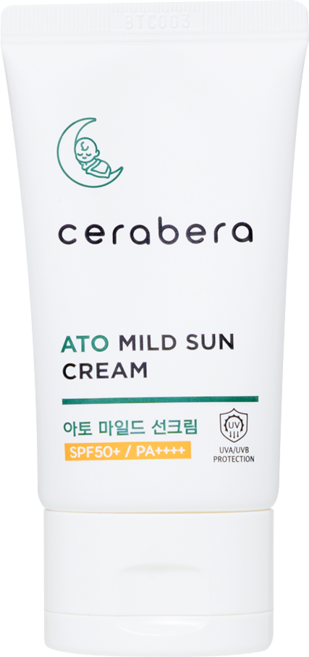 무기자차 세라베라 아토 마일드 선크림 SPF50+ PA++++ (순한 논나노 징크), 50g, 1개