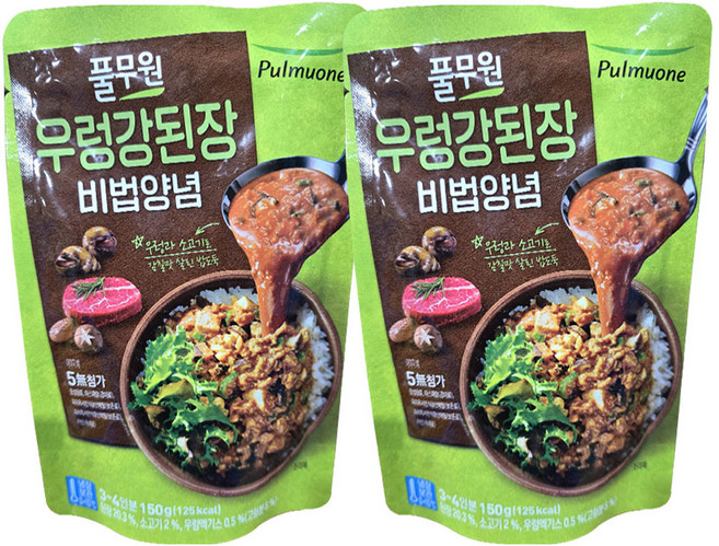 우렁강된장 비빔양념 150g x 2개