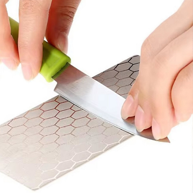 아이베란다 연마 숫돌 칼갈이 다이아몬드 스톤 본체, 1개, 실버