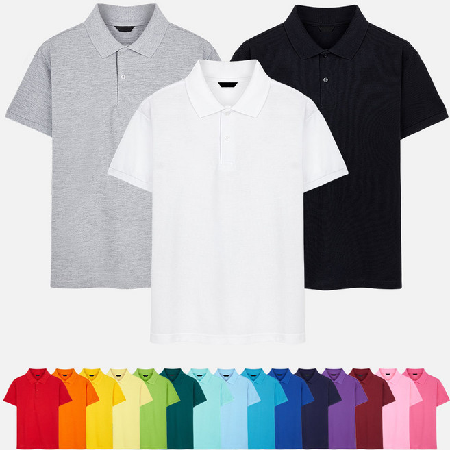 완티 남녀공용 30수 PK 카라 반팔티