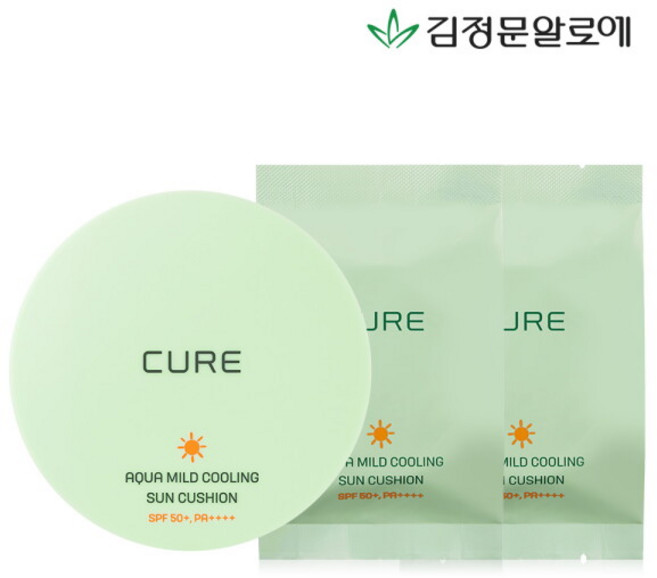 큐어 아쿠아 마일드 선쿠션 시즌3 본품+리필2개, 25g, 3개