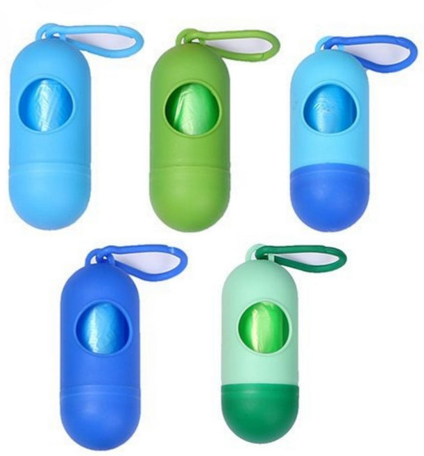 감성팩토리 배변 봉투 디스펜서 세트, 5개, 20개입