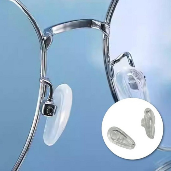 깔끔한 투명 실리콘 코받침 패드 안경 코 받침대 리필